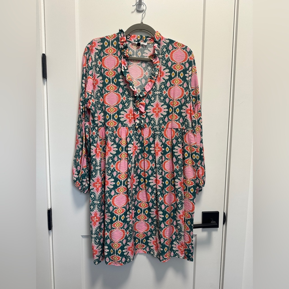 Michelle McDowell Colorful Patterned Dress
